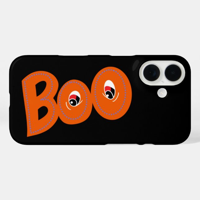 Hey Boo, habe ich dich um Typografie Gezeichnet? Case-Mate iPhone Hülle (Rückseite (Horizontal))