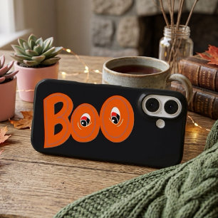 Hey Boo Habe ich dich zu sehr erschreckt Typografi iPhone 16 Hülle