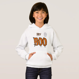 Hey Boo Halloween Benutzerdefiniert Süßer Geist Hoodie