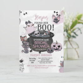 Hey Boo Halloween Bridal Shower Einladung