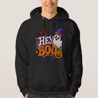 HEY BOO Halloween Familien-Matching Hoodie