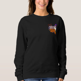 HEY BOO Halloween Familien-Matching-Outfits Sweatshirt