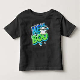 Hey Boo Halloween Kids Kleinkind T-shirt