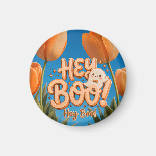 Hey Boo! Halloween Magnet