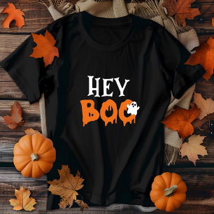 Hey Boo Halloween Niedlich Ghost Funny Spooky Sais Tri-Blend Shirt