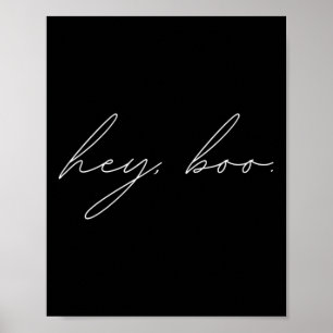 Hey, Boo Halloween Poster