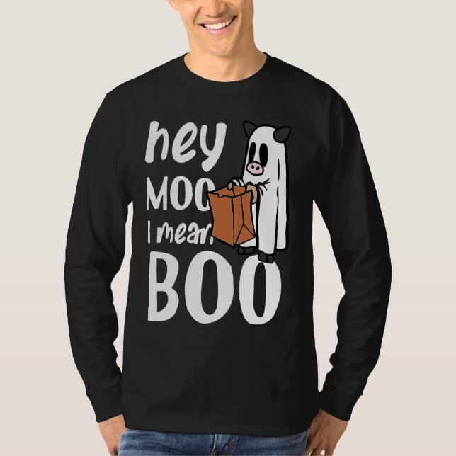 Hey Boo Kids Halloween Boo Crew Trick Or Treat Fut T-Shirt (Vorderseite)