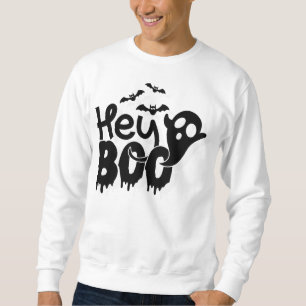 Hey Boo Lustiges Halloween Sweatshirt