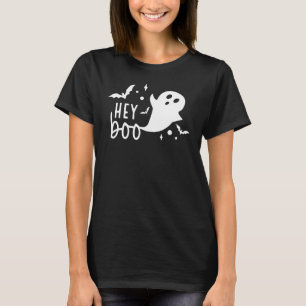 Hey Boo Niedlich Ghost Spooky Season Pumkin Boo Cr T-Shirt