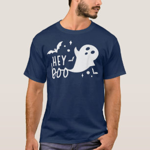 Hey Boo Niedlich Ghost Spooky Season Pumkin Boo Cr T-Shirt