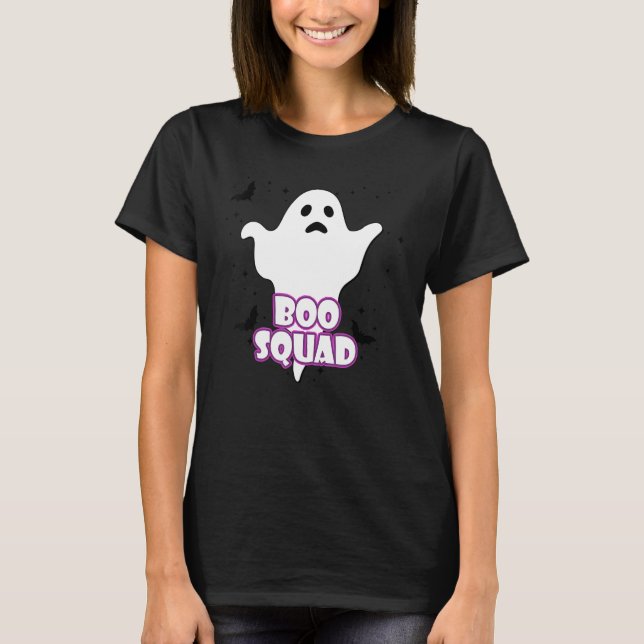 Hey Boo Pumpkin Boo Squad Halloween Boo Halloween T-Shirt (Vorderseite)