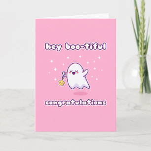 Hey, Boo-schöne Glückwünsche Pun Card Karte