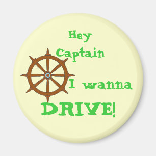 Hey Captain Yellow Magnet