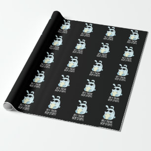 Hey da Hop Stuff Funny Hot Rabbit Pub Dark BG Geschenkpapier