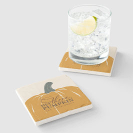 Hey da Pumpkin Personalisiert Fall Steinuntersetzer