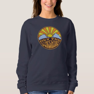 Hey, der Sonnenschein Groovy Sunrise Sweatshirt
