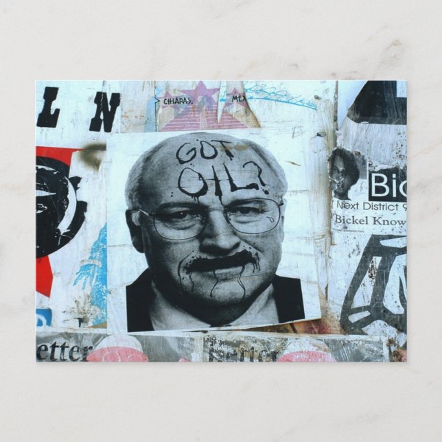Hey Dick, Got Öl? Postkarte (Vorderseite)