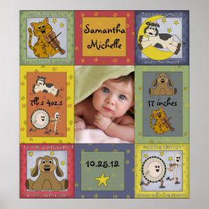 Hey Diddle Diddle, Kinderbettzimmer-Poster Poster