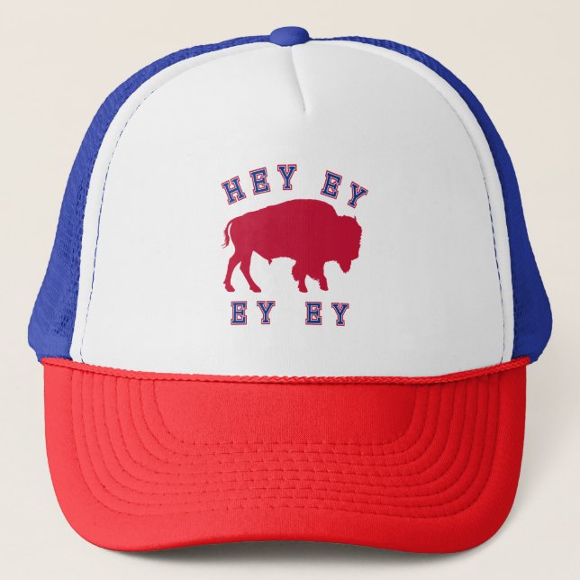 Hey Ey Ey Ey Let's Go Buffalo Shout Song Truckerkappe (Vorderseite)