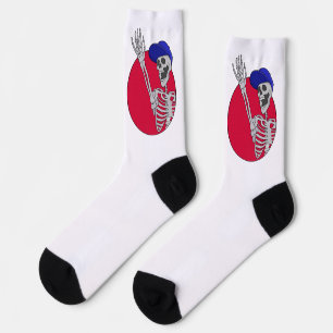 Hey Freunde Cooler und lustiger Skelett Socken