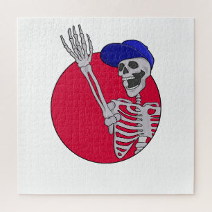 Hey Friends Cool und Funny Skeleton Puzzle