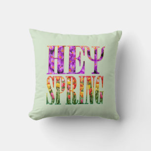 hey Frühling Kissen