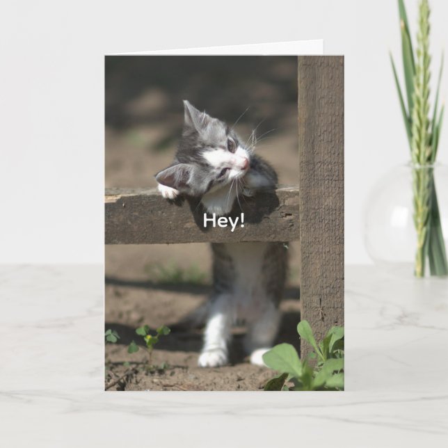 HEY-GET GUL CARD DANKESKARTE (Vorderseite)