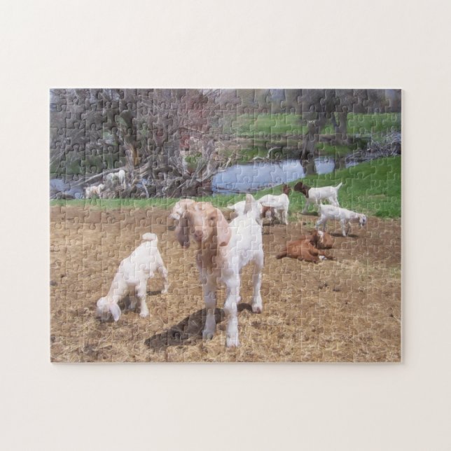 Hey, Goat Kids Puzzle (Horizontal)