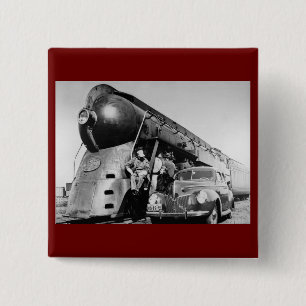 Hey Good Lookin' Vintage New York Central Railroad Button