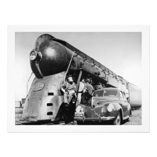 Hey Good Lookin' Vintage New Yorker Zentralbahn Fotodruck