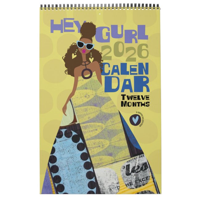 Hey Gurl 2026 12-Monate-Kalender Kalender (Titelbild)