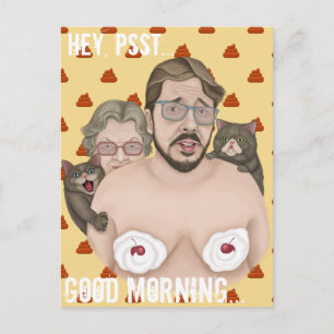 Hey, guter Morgen Postkarte