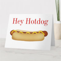 Hey Hotdog BIG Grußkarte - SRF
