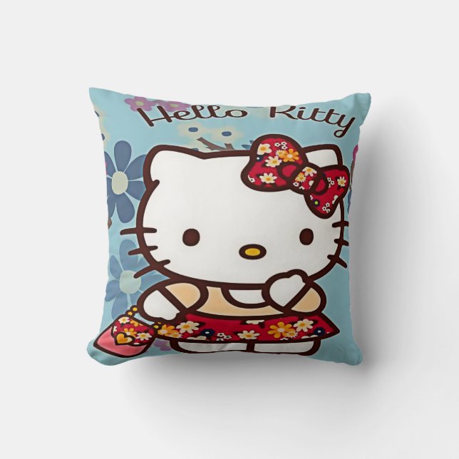 Hey Hübsch Kitty Kissen (Vorderseite)