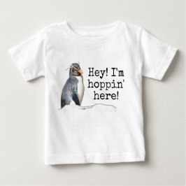 Hey! Ich bin Hoppin' hier! Rockhopper Penguin Shir Baby T-shirt