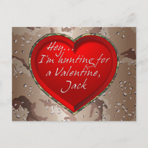 Hey...Ich jage nach einem Valentinsgruß, Jack Feiertagspostkarte