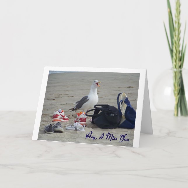 Hey, ich Miss You_ Card_by Elenne Boothe Karte (Vorderseite)