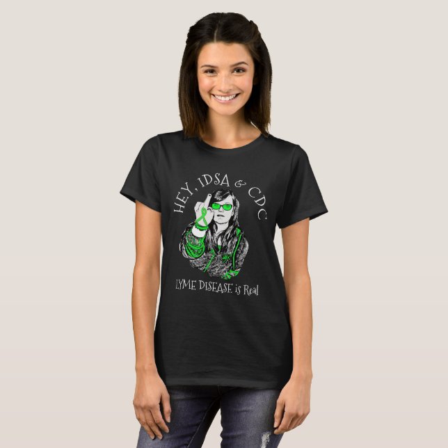 Hey, IDSA & CDC Lyme Disease Shirt (Vorne ganz)