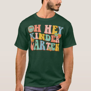 Hey Kindergarten erster Tag zurück zur Schule T-Shirt