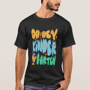 Hey Kindergarten! Retro-Blume T-Shirt