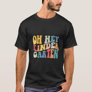 Hey Kindergarten zurück zur Schule für Lehrer und T-Shirt