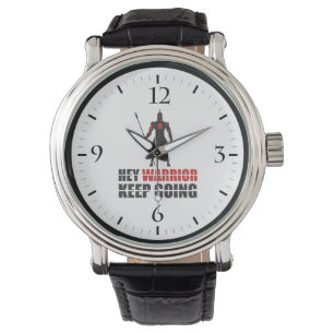 Hey Krieger behielt zu gehen Armbanduhr