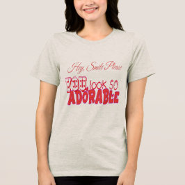 Hey lächle bitte! Tri-Blend shirt
