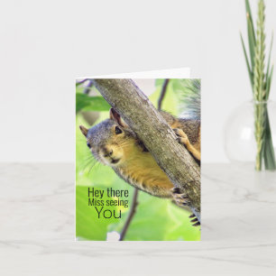 Hey Miss Seeing You Note Card Karte