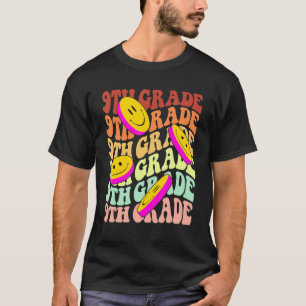 Hey Neunte Klasse Lehrer zurück zur Schule Retro T-Shirt