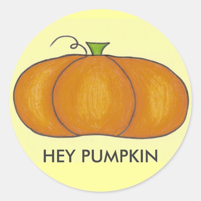 Hey Pumpkin Stickers (Vorderseite)