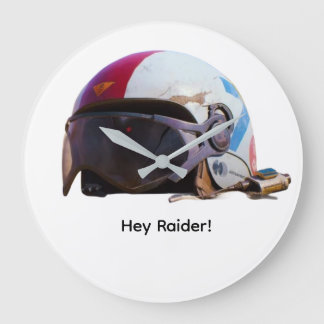 Hey Raider!  Zeit, nach oben zu gehen. Große Wanduhr