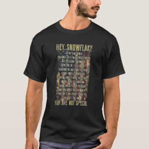 Hey, Schneeflocke in der realen Welt bekommt man n T-Shirt