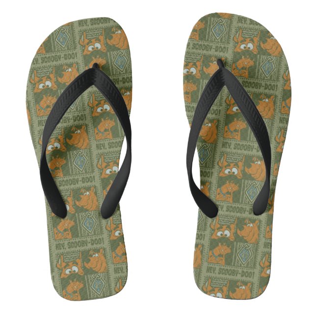 Hey Scooby-Doo Tribal Square Grafik Flip Flops (Fußbett)