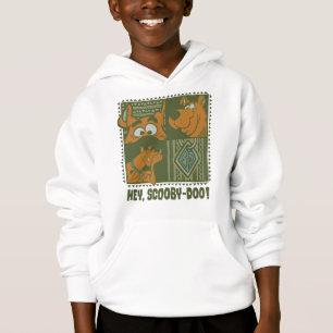 Hey Scooby-Doo Tribal Square Grafik Hoodie
